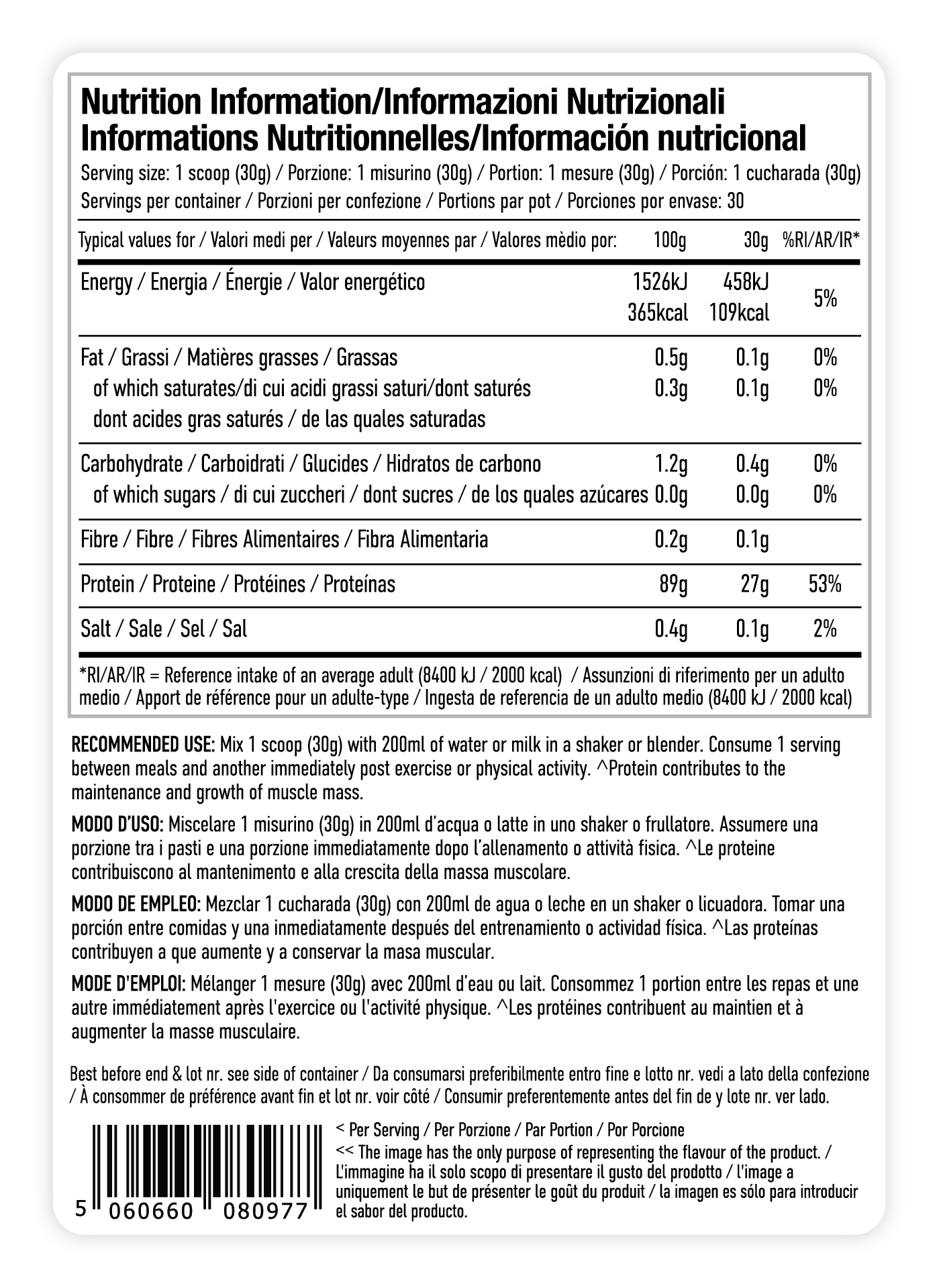 Per4m Isolate Protein 2010g